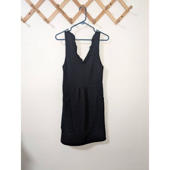 Maeve Anthropologie Ruffle V-Neck Mini Dress - Size M - Picture 1 of 10
